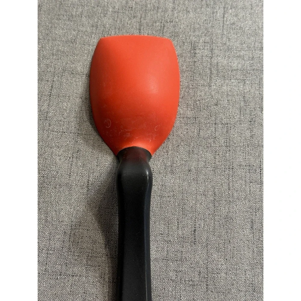 Dreamfarm Supoon Non-Stick Sit-Up Silicone Scraping Cooking Spoon Red 1 tbsp/tsp